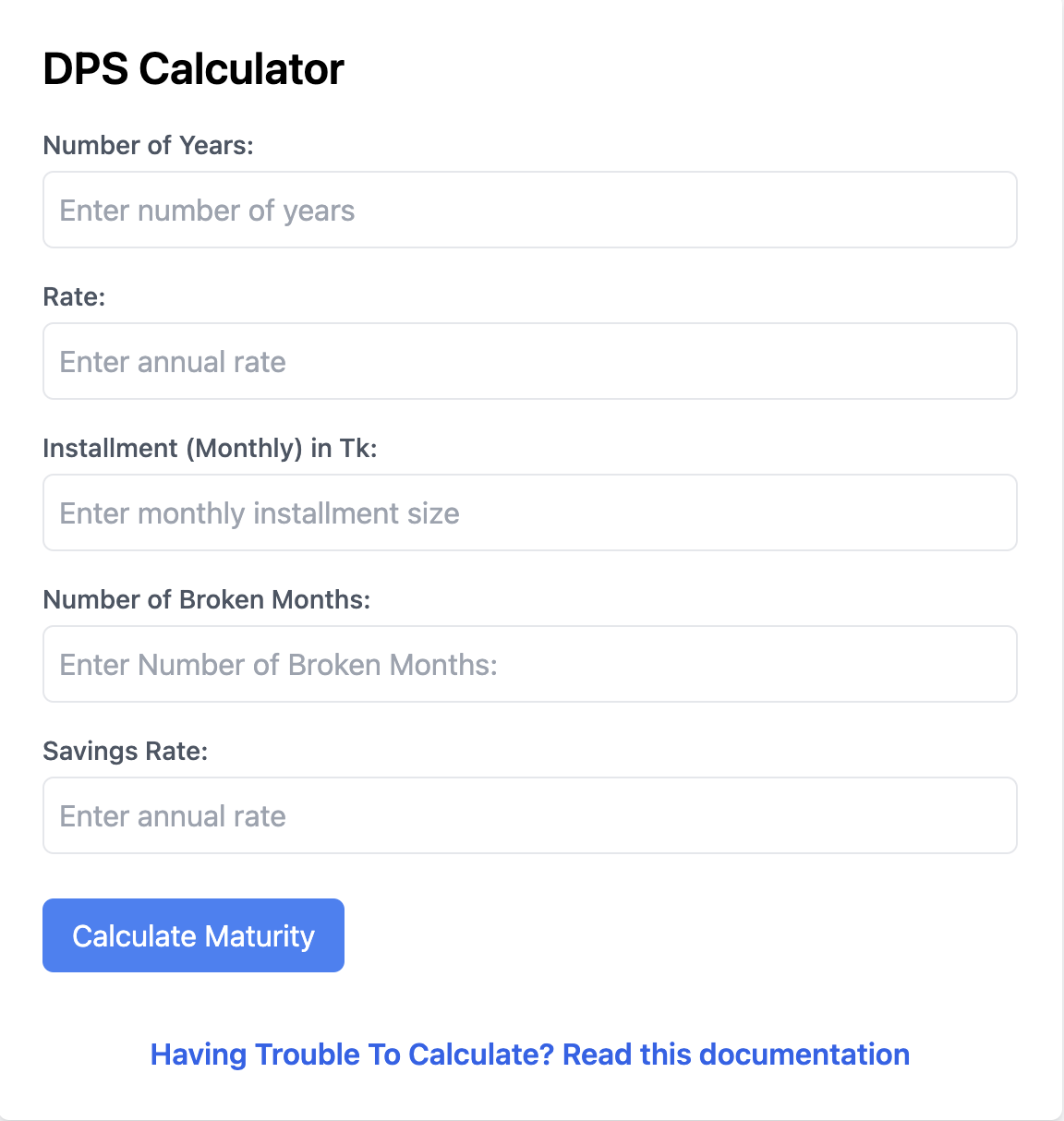 Calculator Screenshot